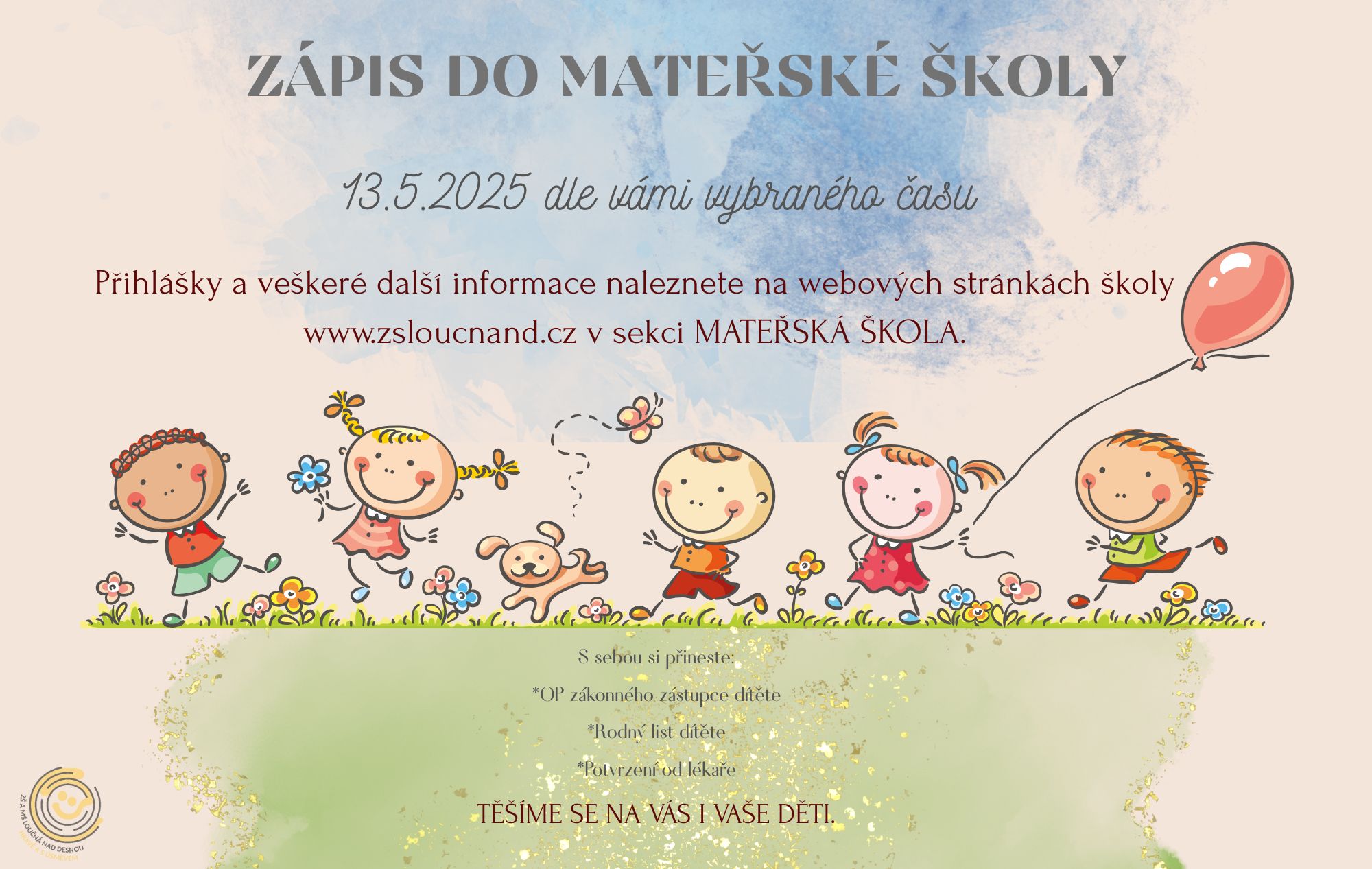 Zápis dětí do MŠ 2025