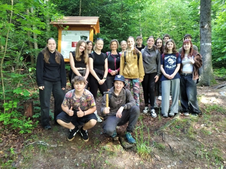 Geologická vycházka 9. třídy
