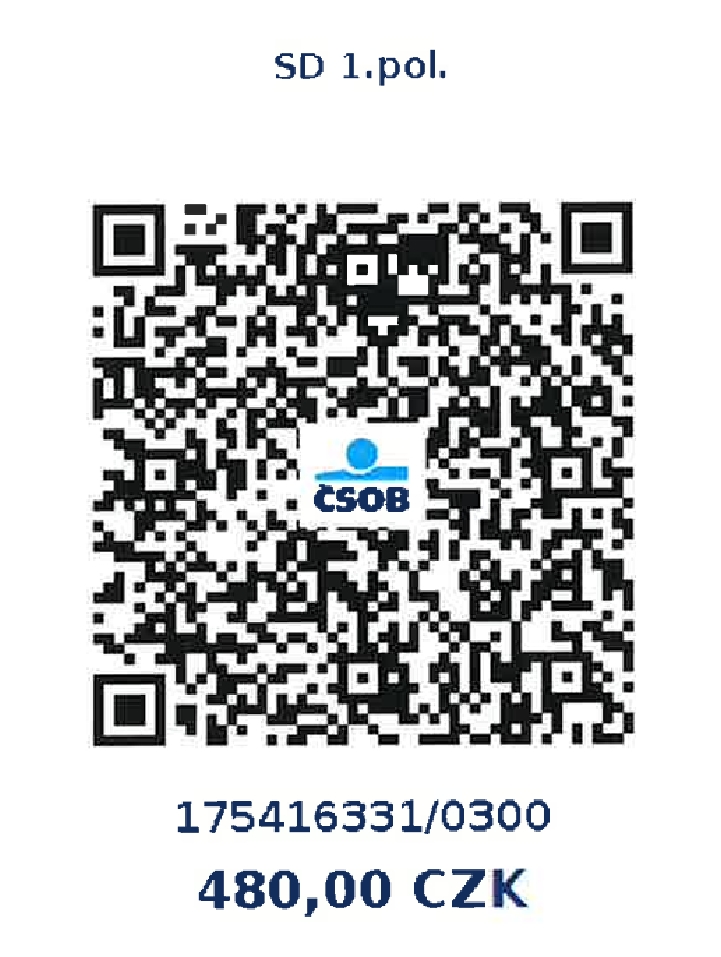 Platba za ŠD – QR kód